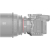 8Sinn Lens Adapter Support - stabilizator / podpora do adaptera obiektywu RF / PL Evolution do klatki do Canon EOS R5C / R5 Mark II / C50 - przykład użycia